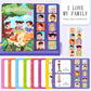 Montessori Baby Busy book My First Quiet Book Paste Early Learning Education Toy Children Toy Matching Game for Babies 2 3 Year
