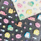 Pakem Nail Decoration Stickers Pikachu Nail Stickers 5D Embossed Nail Art Stickers Water Cup Phone Case DIY Deco Kid Girl Gift