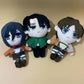 20cm Anime Attack on Titan Plush Toys Doll Kawaii Levi Eren Mikasa Cute Kawaii Collection Green Stuffed Birthday Gifts For Kids
