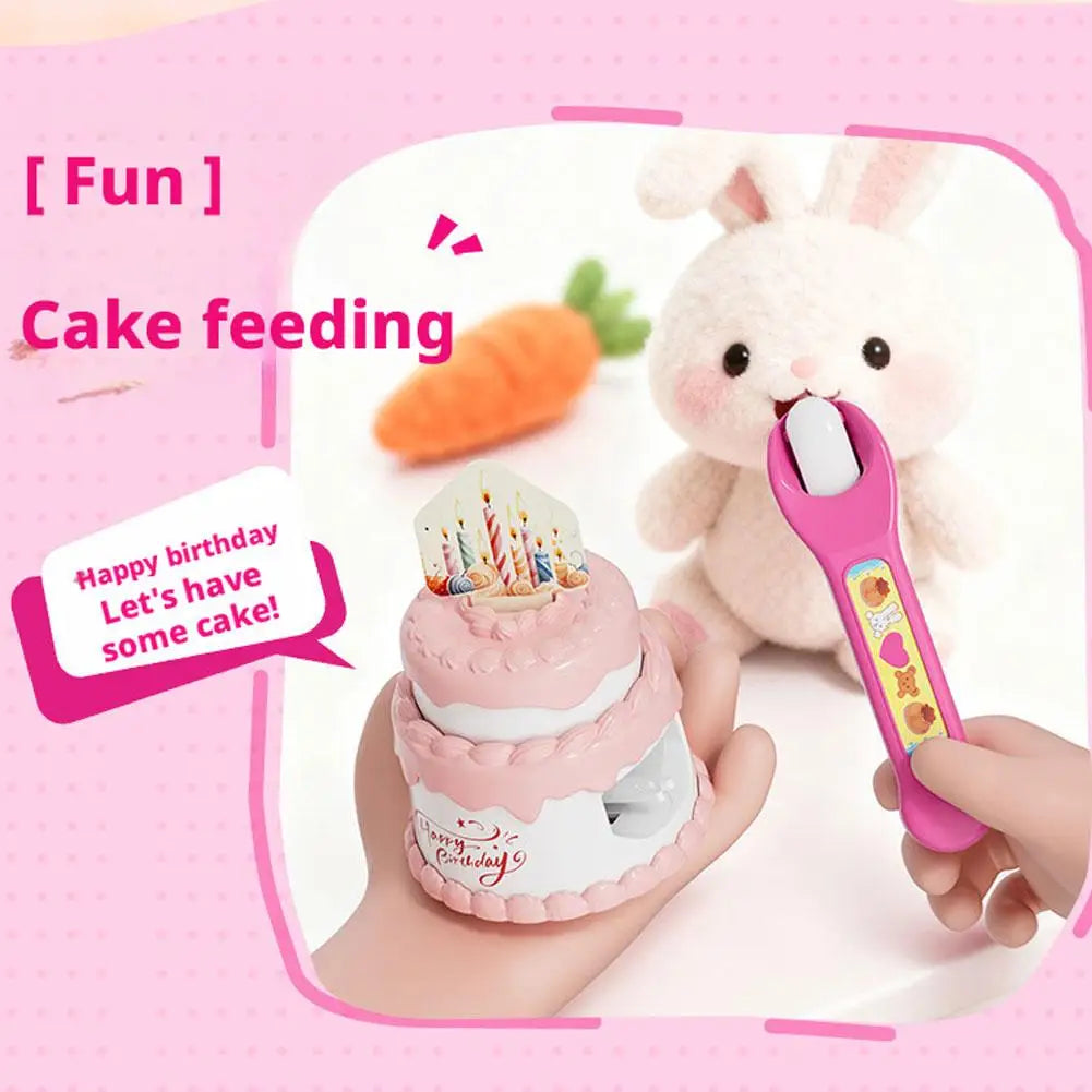 New 8PCS/Set Simulation Food Feeding Toys with Storage Box - Sweet Rice Ball Pudding Feeding Toy Kids Role Play Early Education