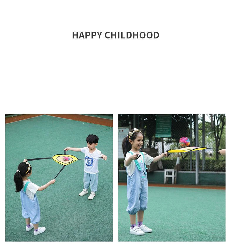 Children Outdoor Fun and Sports Parent-child Toy Two-Player Interactive Toss and Catch Ball Game Sensory Play Toys  Jeux Enfant
