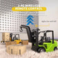 1:64 Remote Control and Alloy Truck Forklift with Trailer Worktop Mini Bluetooth RC Elevator Vehicle Children's Toy Holiday Gift