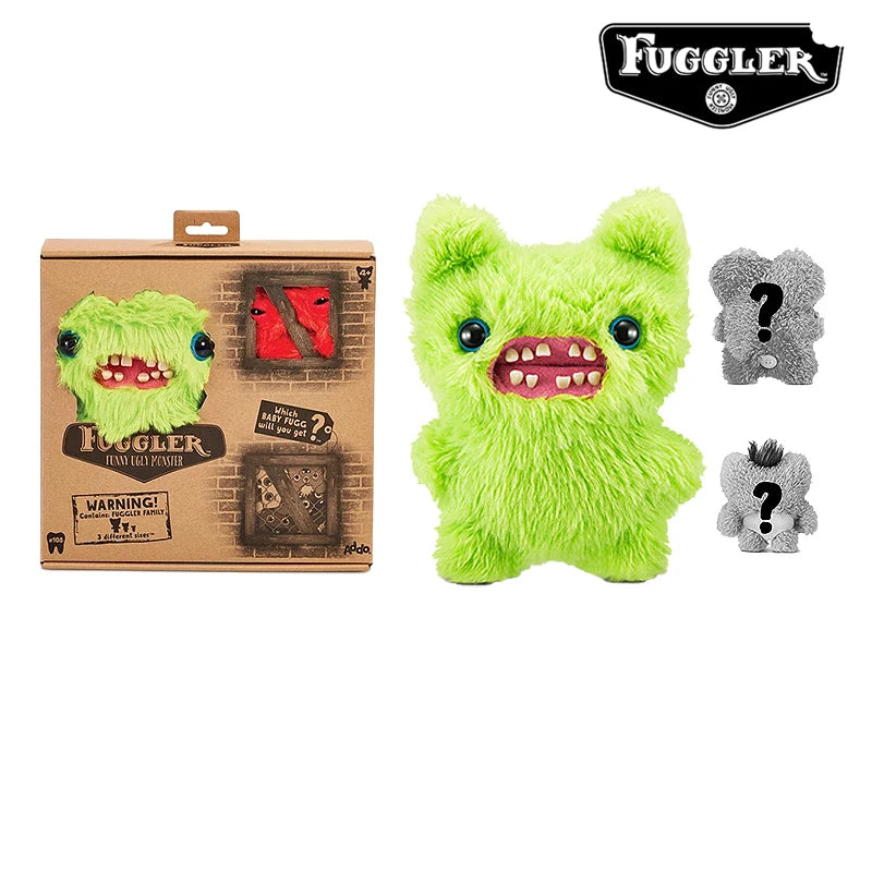 Original Fuggler Ugly Monster Plushies Toys Fuggs Teeths Stuffed Animal Funny Shark Laboratory Misfits Vacay Series Dolls 22CM