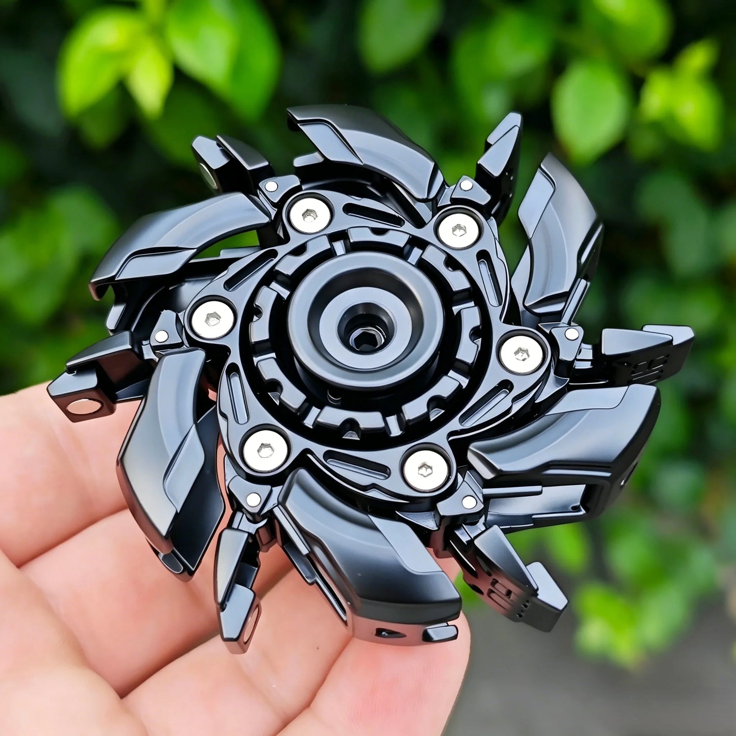 EDC Fidget Sliders Fidget Toys Stress Relief For Adults Magnetic Metal Irritable Mood Buster Open Armor Spinning TopFidget Toys