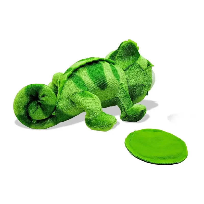 Tt-Bautiful and Vivid Pascal Rapunzel Chameleon Lying Shoulder Plushie Toy Stuffed Doll Plush Toys