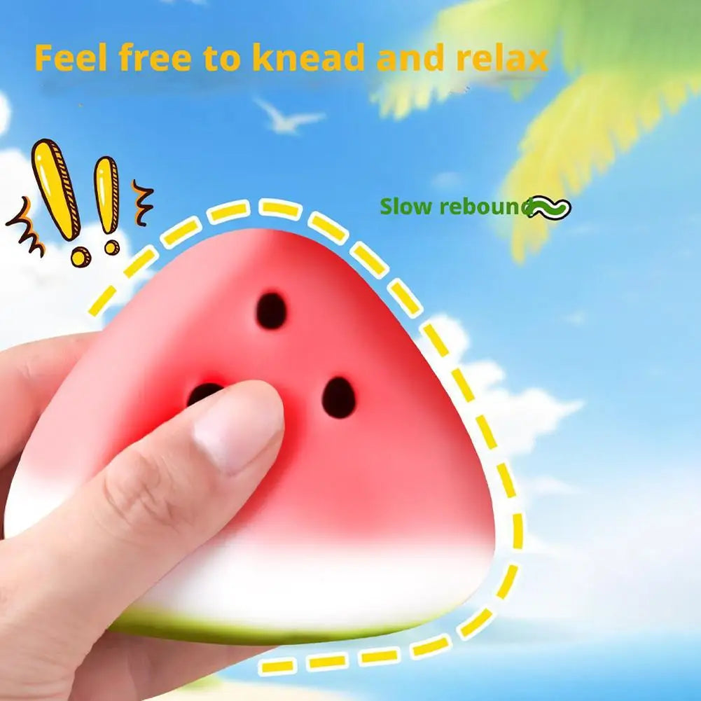 Watermelon Anti Stress Squeeze Toy Slow Rising Squishy Sensory Toy Gift Squishy Stress Reliever Squeeze Toy Stress Relief Toys
