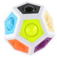 Magic Polygon Cube Rainbow Color Ball Antistress Fidget Toy Kids Puzzle Fingertip Game Speedcube Educational Toy for Children