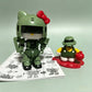 SD Chibi Mecha 4 Styles Set Assembly Model Kit With Weapon Shield Articulated Desktop Collectible Toy Gift