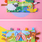 New 3D Visual Tail Cloth Book Baby Tear Resistant Biteable Cognitive Tool Interactive Parent-Child Fun Toddlers Enlighten Toys