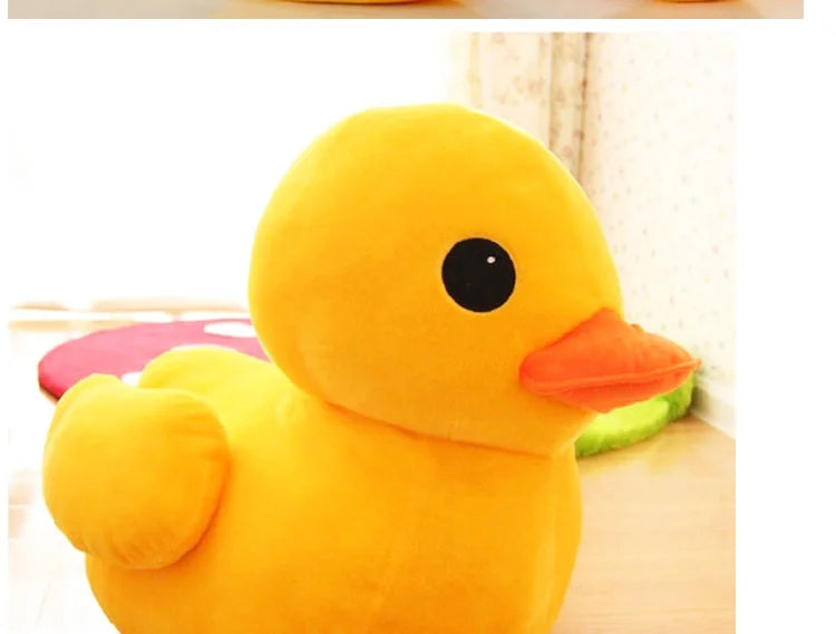 Kawaii Big Yellow Duck Mini Plush Dolls Toy Cute Soft Cartoon Stuffed Animal Toys Birthday Gifts for Children Kids Baby Girl