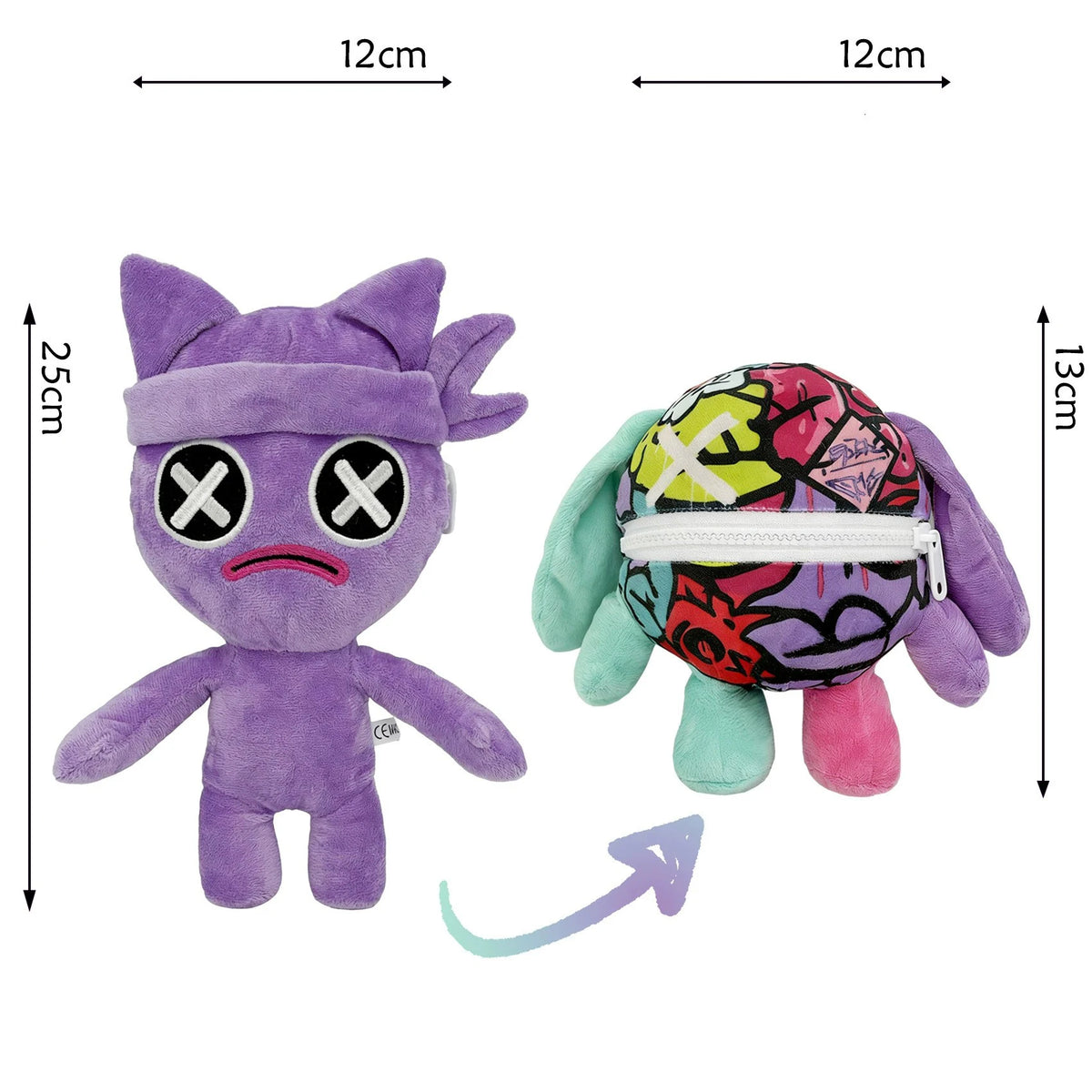 80style Game Poppy Playtimes Series 40CM Stuffed Toy Cute Cartoon Character Creativity Skin Friendly and Soft Plush Toy Gift