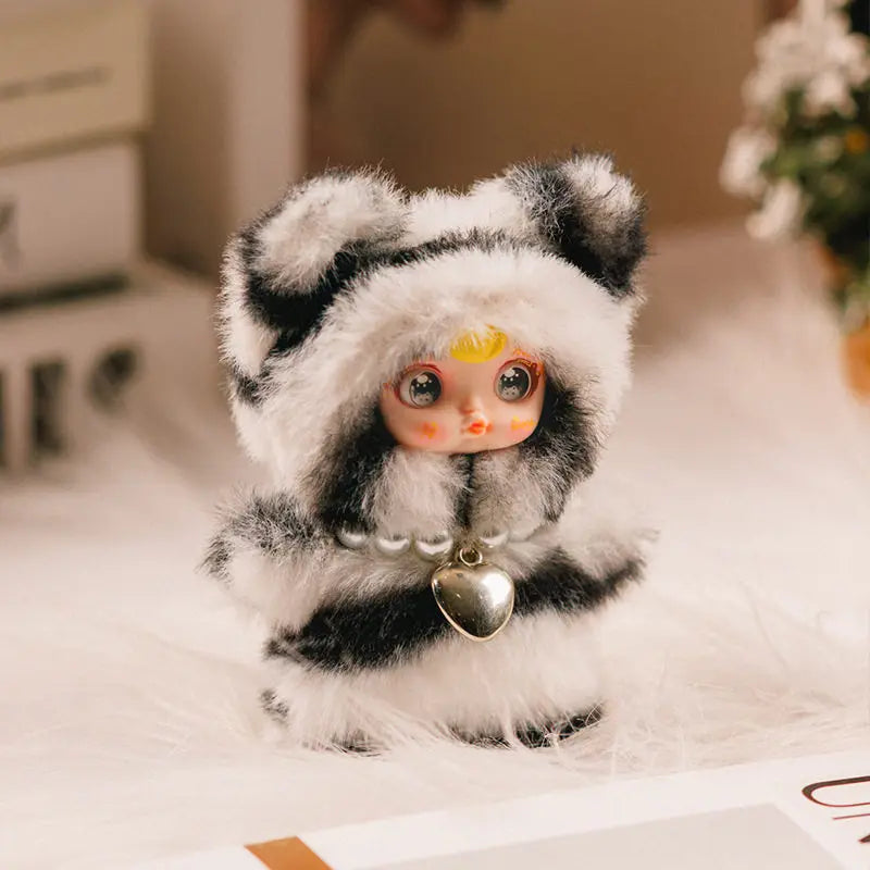 Baby Three Meow Too Wonderful For Words Series Plush Blind Box Cute Kitten Doll Backpack Pendant Keychain Doll Surprise Toy Gift