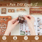 Original CUTEBEE 216pcs Mrs.Hunt Bakery Book Nook Kit DIY Miniature House Bakery Dessert Shop Dollhouse Booknook for Adults Tiny House Bookshelf Decor 3D Wooden Puzzle DIY Craft Gifts for Family Friends book nook para montar