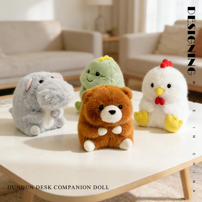 Mini Cartoon Panda Capybara Plush Toy Cute Stuffed Animal Chick Plushies Anime Pig Kitten Doll Soft Kids Toy for Girls Gift Deco