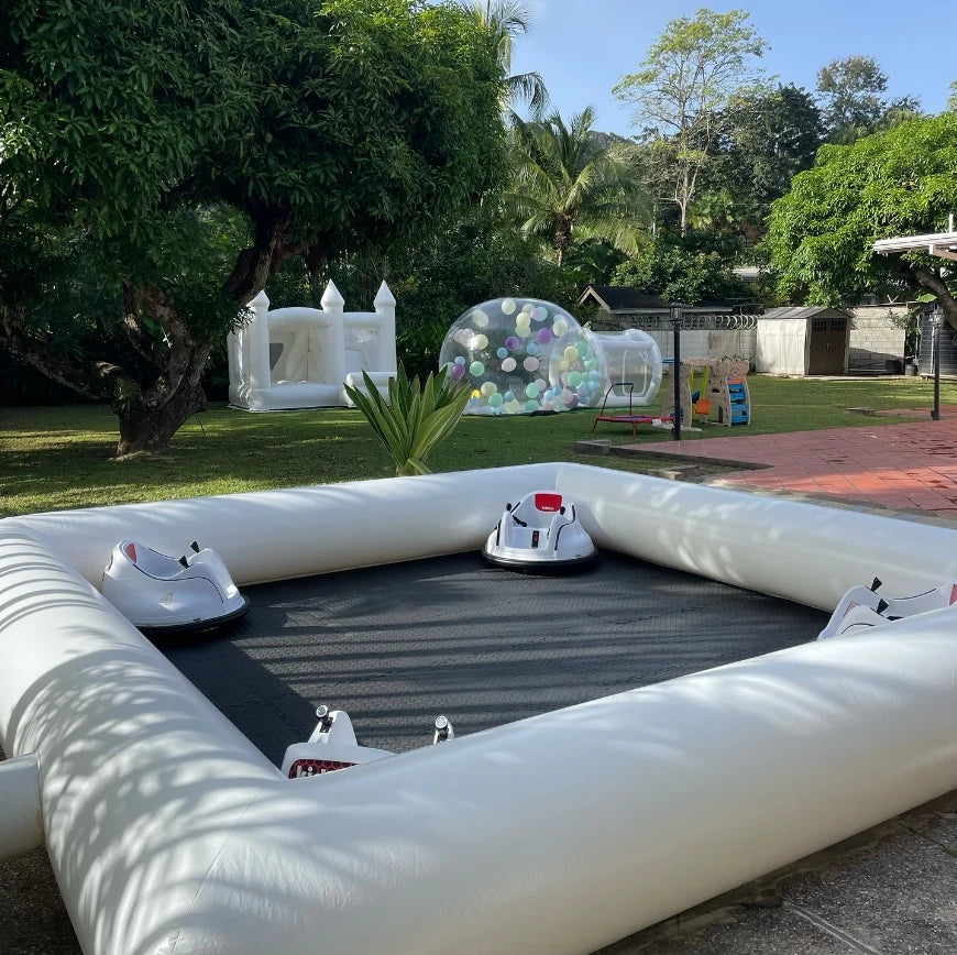 Outdoor Amusement Inflatable Bumper Car Go Kart Track Go Kart Race Tracks Without Cars