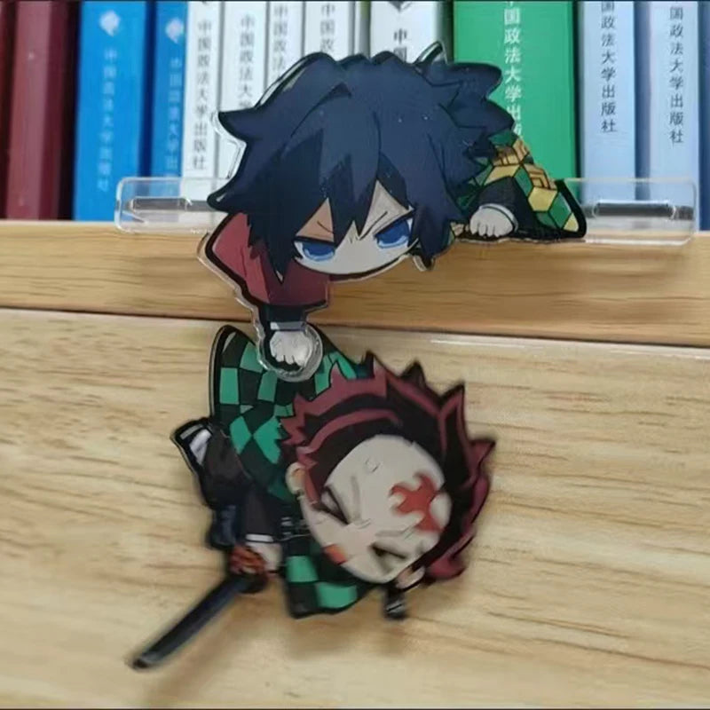 Demon Slayer Acrylic Anime Peripheral Ornaments Tomioka Giyuu Help Kamado Tanjirou Fans Gift 4-6cm Cute Kawaii Toys