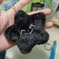 MARK DoYoung HAECHAN TAEYONG Keychain Black Luminous Pentagonal Heart Shaped Plush Pendant Suitable for Fan Gifts