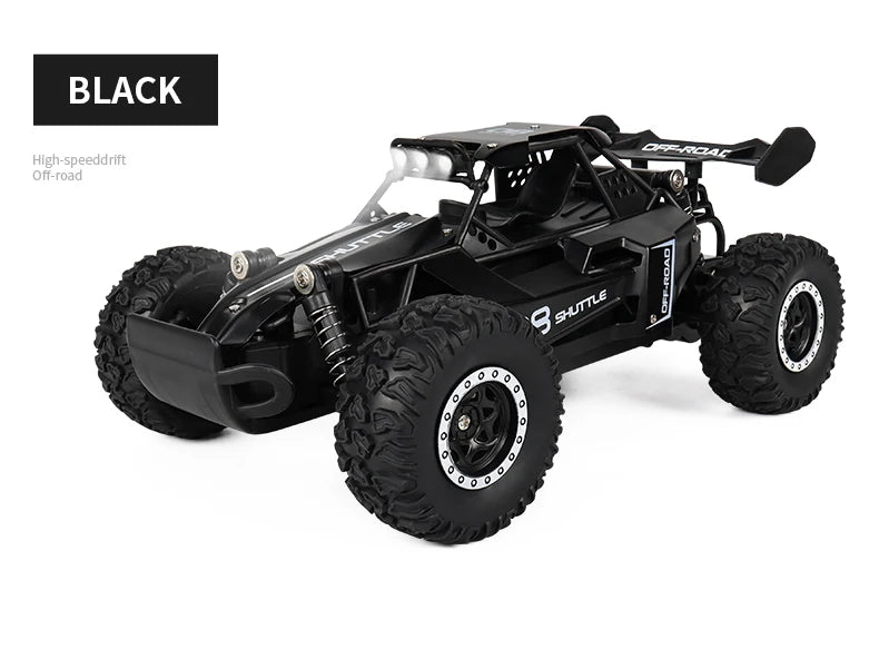 ZWN 1:16 2.4Gh Model RC Car With LED Lights 2WD Off-road Remote Control Climbing Vehicle Outdoor Cars Toys for Boys Girls Gifts