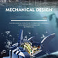 Mechanical Shark Building Set, Sea Life Crocodile Parrot Mantis Frog Manta Ray Building Blocks Light, Animal Toys Gift for Kid