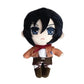 20cm Anime Attack on Titan Plush Toys Doll Kawaii Levi Eren Mikasa Cute Kawaii Collection Green Stuffed Birthday Gifts For Kids