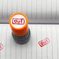 Color Random Quick-drying Inkable Fun Emotion Seal Toy Anime Characters Pressable Novelty Gag Face Seal Funny Kid's Toy