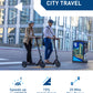 Hiboy KS4 Pro Electric Scooter 500W Powerful Motor, 10" Honeycomb Tires, Up to 25 Miles, 19 MPH Max Speed, Foldable for Easy Storage, Adults Favorite, Hiboy Smart App Control, LED Lights, Lightweight Design, Ideal for City Co
