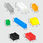 125g/250g DIY Building Blocks Bulk Set City Classic Bricks Colorful Assembly Creative Toy Educational Interactive Toy for Kids