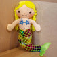 1PC 30cm Cartoon Mermaid Plush Doll Toy Mini Pillow Plush Toys for Birthday Gifts