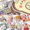 Paper Waffle Quiet Book Colorful Bread Cartoon Busy Book Fried Chicken Convenience Store Snack Bar Sticker Game.