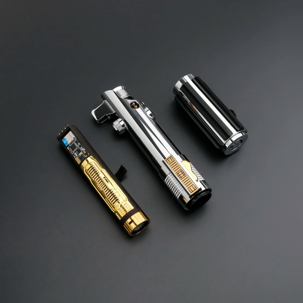 TXQSABER Replica Lightsaber Anakin Series SDRGB Pixel Lightsword Heavy Dueling Metal Handle FOC Blaster Light Sword Cosplay Toys