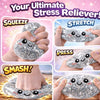 Hot Glitter Dumpling Squishy with Box Dumplings Sensory Squeeze Toy for Stress Relief Fans Gifts