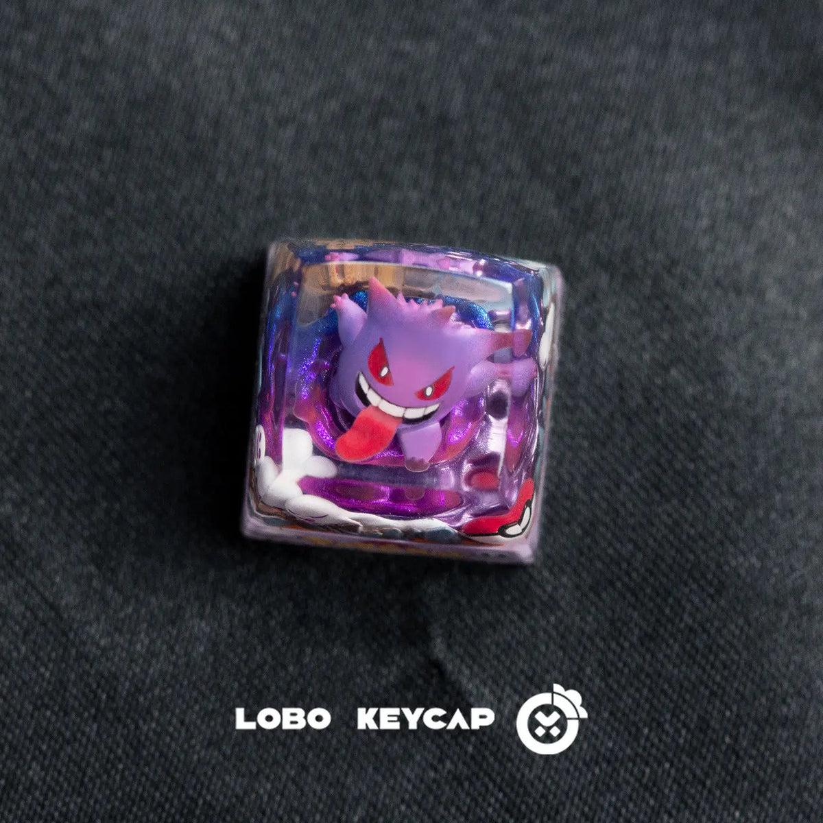 Pokemon Transparent Esc Keycap Keyboard Accessories Anime Cute Resin Shrink Drip Glue handmade Keycaps Anime Fans Gift