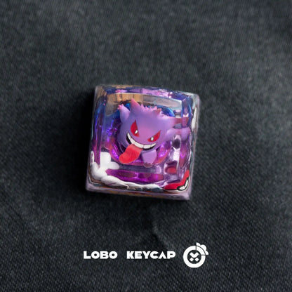 Pokemon Transparent Esc Keycap Keyboard Accessories Anime Cute Resin Shrink Drip Glue handmade Keycaps Anime Fans Gift