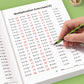 Practice Questions for Multiplication Division Specialized Training Mathematics, Math Workbook, Early Education Toys