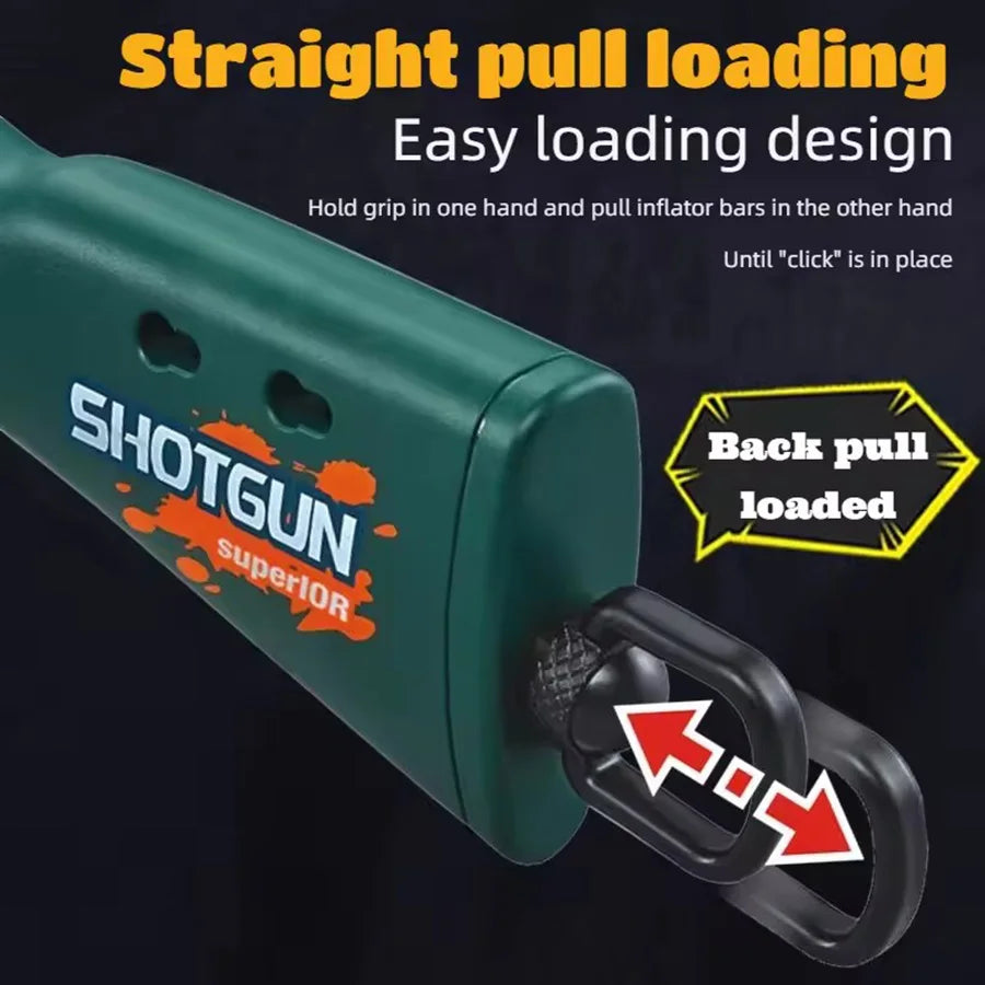 Mini S686 Rifle Shell Ejection Toy Gun Soft Bullet Manually Loaded Outdoor Sports CS Shooting Game for Children Boys Gift