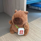 Cute Capybara Plush Toy Hoodie with Wings Simulation Doll Small Size Stuffed Animals Anime Fluffty Toy Birthday Party
