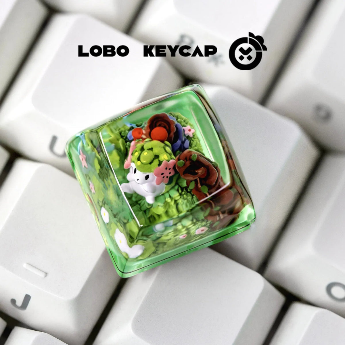 Pokemon Transparent Esc Keycap Keyboard Accessories Anime Cute Resin Shrink Drip Glue handmade Keycaps Anime Fans Gift