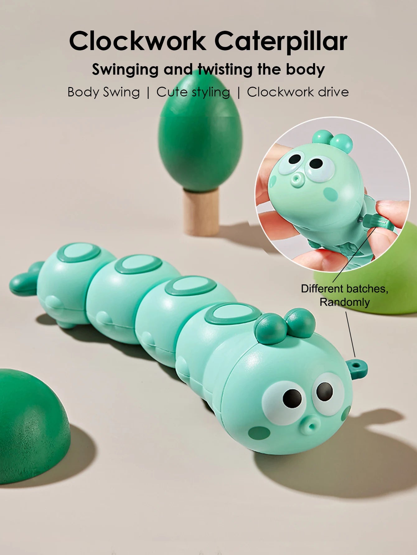 1pcs Cute and Fun Chained Caterpillar Toys for kids Crawling toy,Toy Children's gift,early education toys