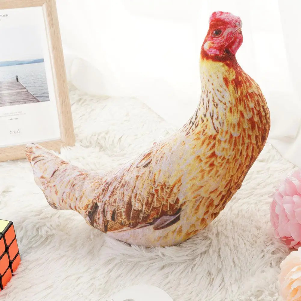 Simulation Hen Bird Goose Plush Doll Pillow Cushion Toy Creative Plush 3D Bird Plush Toy Stuffed Chicken Soft Stuffed Toy