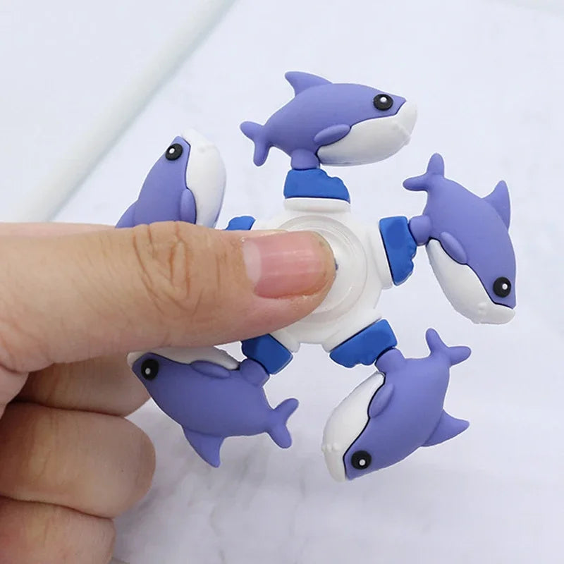 Italian Brainrot Fidget Spinner Hand Top Spinners Tung Sahur Tralalero EDC Figet Spiner Finger Stress Relief Autism Kids Toys
