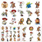 20Pcs Toy Story Temporary Body Art Stickers Cute Cartoon Cosplay Party Toys for Kids Birthday Gifts