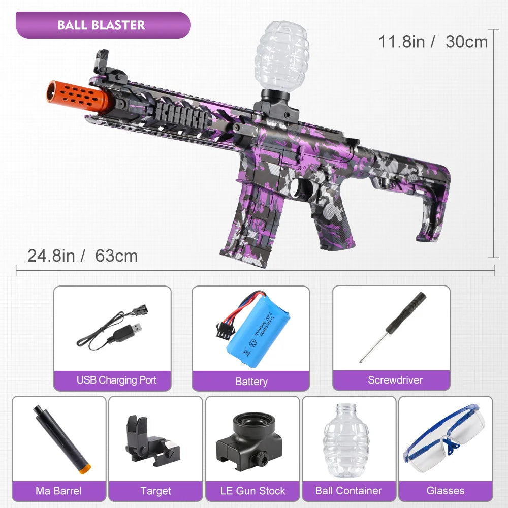M416 Electric  Blaster Gun Toys, Rechargeable, Automatic Outdoor Toys for Team Activities, Perfect Gift(Bullets Excluded)