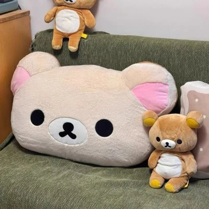 40/60cm Hot Kawaii Rilakkuma Plush Warm Hand Pillow Cartoon Bear Peluche Stuffed Toys Soft Cushion Girls Birthday Gifts