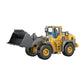 ZWN 2.4G Remote Control Excavator Dump Truck RC Model Car Toy Professional Alloy Plastic Simulation Construction Vehicle for Kid