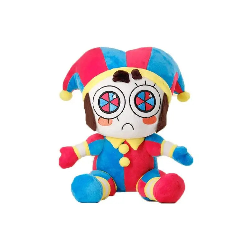 The Amazing Digital Circus Pomni Jester Clown Plush Toy Soft Stuffed Cartoon Doll Home Decor Throw Pillow For Adult Collection