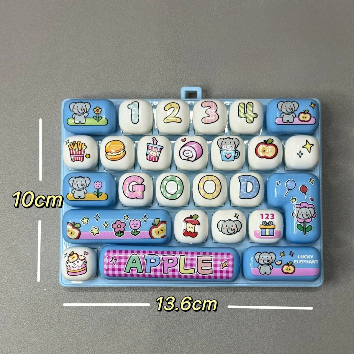 Cute 26 key stress reducing keyboard creative mechanical healing tool popular pendant small gift accessories