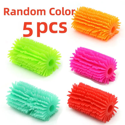 5PCS TPR Pen Grip Practise Pen Aid Writing Gripper Posture Correction Device for Kid Hand Writing Pencil Pen Holder squeeze Toy