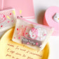 Hello Kitty Cartoon Peripheral Women's Makeup Storage Bag, Cute Hello Kitty Storage Bag with White Mesh and Pink Embroidery