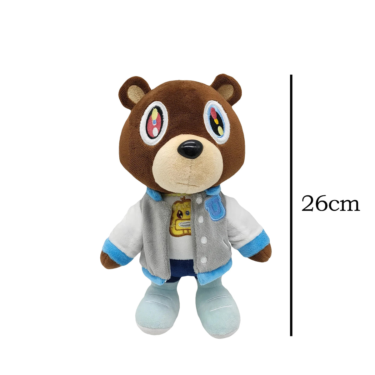 Kawaii Kanye Dropout Bear Teddy Bear Plush Toys Kanye West Graduation Soft Stuffed Home Room Decor Birthday Gift
