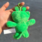 Cute Alien Cat Plush Keychain Green Kitten Soft Plushie Dolls Kawaii Anime Stuffed Pendant Bag Decor Couple Gifts for Friends